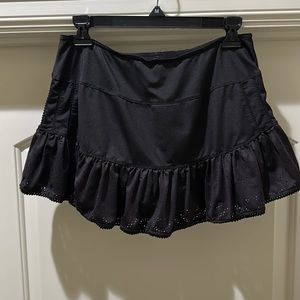 Fila Black Tennis Skirt in Excellent Condition